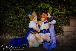 Frankfurter Buchmesse 2017 Melina Rau als Hanayo aus der Constellation gruppe aus dem Anine Love Live und Mira Heichou als Rin