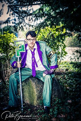 IMG_39276 The Riddler aus Batman Arkham City Cosplayer: @CrazyChaosCosplay