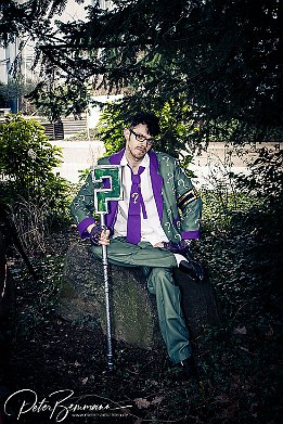 IMG_39280 The Riddler aus Batman Arkham City Cosplayer: @CrazyChaosCosplay