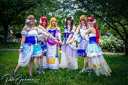 IMG_50787 Character / Performer (from left to right): You Watanabe - @weiredtrashpanda / Ruby Kurosawa - @Starrylights13 / Mari Ohara - @makayukina / Dia Kurosawa -...