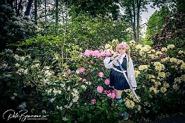 IR6_13828 @daphne_purpura as Kanroji Mitsuri (Anime Demon Slayer) Cos & Fun - Hanami Shooting Treffen 2022, Luisenpark