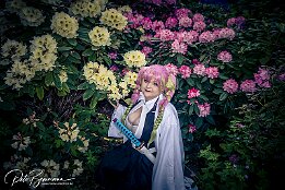 IR6_13835 @daphne_purpura as Kanroji Mitsuri (Anime Demon Slayer) Cos & Fun - Hanami Shooting Treffen 2022, Luisenpark