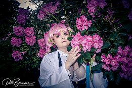 IR6_13843 @daphne_purpura as Kanroji Mitsuri (Anime Demon Slayer) Cos & Fun - Hanami Shooting Treffen 2022, Luisenpark