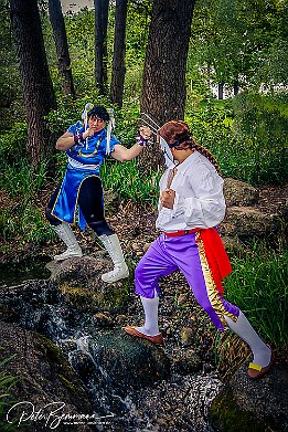 IR6_13752-1 Chun Li und @franklin_haug as Vega Cos & Fun - Hanami Shooting Treffen 2022, Luisenpark