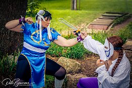 IR6_13768-1 Chun Li und @franklin_haug as Vega Cos & Fun - Hanami Shooting Treffen 2022, Luisenpark