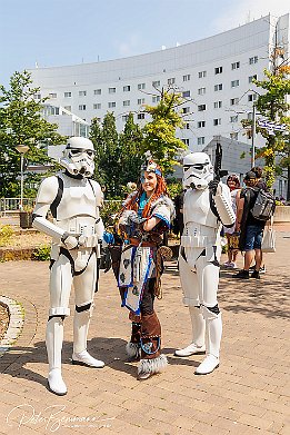 IR6_16806 Cosday 2022 Star wars - ist und bleibt ein Dauerbrenner. Hier ein Foto mit und fr @phinaskirataarts in verschiedenen Varianten.