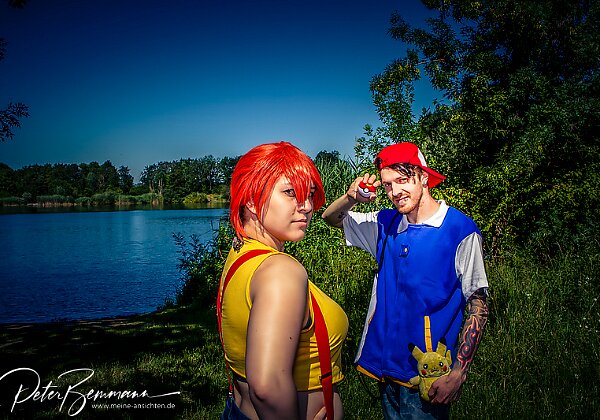 Pokemon Shooting - Misty & Ash Ketchum Misty - @succubi_plays Ash Ketchum - @CrazyChaosCosplay