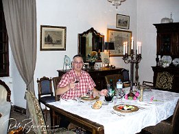 festliche Tafel zum Geburtstags-Dinner