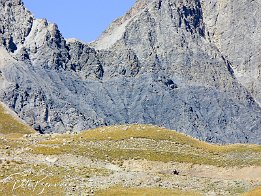 Arne auf dem Weg hinauf Col de la Bonette
