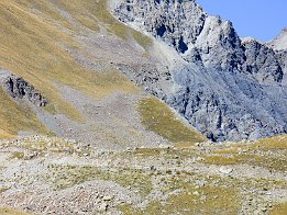 Arne auf dem Weg hinauf Col de la Bonette