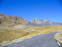 Arne auf dem Weg hinauf Col de la Bonette