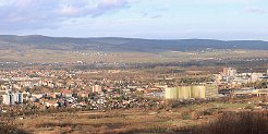 Ingelheim Blick vom Waldeck/Bismarcksturm ins Rheintal bei Ingelheim - 2007