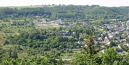 Mosel Blick zur Mosel bei Brodenbach - Tagestour an die Mosel