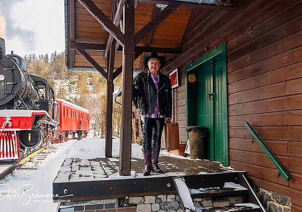 Am alten Bahnhof mit Bernd5060