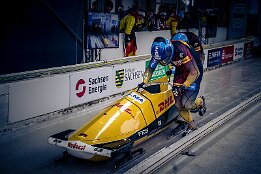 Platz 4_IR6_43129 Dostthaler, Tobias / Becker, Tim (GER) Junior World Championships Bobsleigh 2025 Platz 4 - 2-Man Bobsleigh