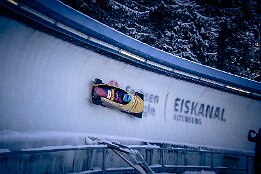 Platz 4_IR6_43672 Dostthaler, Tobias / Becker, Tim (GER) Junior World Championships Bobsleigh 2025 Platz 4 - 2-Man Bobsleigh
