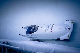 Platz 5_IR6_43642 Mandlbauer, Jakob / Bertschler, Daniel (AUT) Junior World Championships Bobsleigh 2025 Platz 5 - 2-Man Bobsleigh