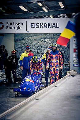 Platz 6_IR6_43055 Turea, Anddrei / Dinca, Rares (ROU) Junior World Championships Bobsleigh 2025 Platz 6 - 2-Man Bobsleigh