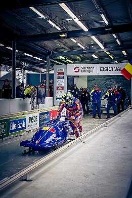 Platz 6_IR6_43066 Turea, Anddrei / Dinca, Rares (ROU) Junior World Championships Bobsleigh 2025 Platz 6 - 2-Man Bobsleigh