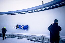 Platz 6_IR6_43624 Turea, Anddrei / Dinca, Rares (ROU) Junior World Championships Bobsleigh 2025 Platz 6 - 2-Man Bobsleigh