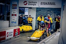 Platz 1_IR6_44211 Filipszki, Diana / Siebert, Lauryn (GER) Junior World Championships Bobsleigh 2025 Platz 1 - 2-Woman Bobsleigh