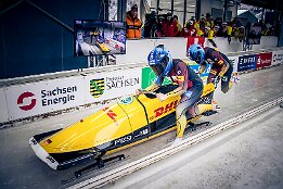 Platz 1_IR6_44235 Filipszki, Diana / Siebert, Lauryn (GER) Junior World Championships Bobsleigh 2025 Platz 1 - 2-Woman Bobsleigh