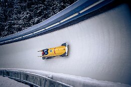 Platz 1_IR6_44670 Filipszki, Diana / Siebert, Lauryn (GER) Junior World Championships Bobsleigh 2025 Platz 1 - 2-Woman Bobsleigh