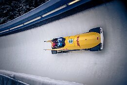 Platz 1_IR6_44672 Filipszki, Diana / Siebert, Lauryn (GER) Junior World Championships Bobsleigh 2025 Platz 1 - 2-Woman Bobsleigh