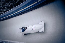 Platz 4_IR6_44590 Haslwanter, Lea / Indruchova, Isabel (AUT) Junior World Championships Bobsleigh 2025 Platz 4 - 2-Woman Bobsleigh