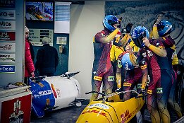 Platz 1_IR6_44471 Zern, Laurin / Peth, Christopher / Becker, Tim / Schaller, Alexander (GER) Junior World Championships Bobsleigh 2025 Platz 1 - 4-Man Bobsleigh,