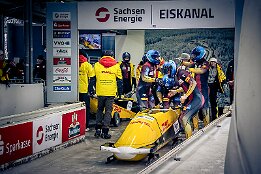Platz 2_IR6_44427 Czudaj, Alexander / Dahms, Felix / Wenzel, Jrn / Vogel, Nino (GER) Junior World Championships Bobsleigh 2025 Platz 2 - 4-Man Bobsleigh,