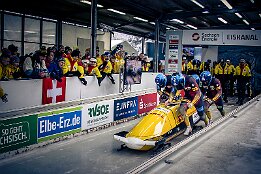 Platz 2_IR6_44438 Czudaj, Alexander / Dahms, Felix / Wenzel, Jrn / Vogel, Nino (GER) Junior World Championships Bobsleigh 2025 Platz 2 - 4-Man Bobsleigh,