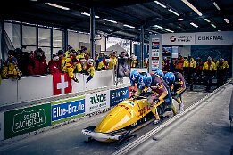 Platz 3_IR6_44357 Dostthaler, Tobias / Bthe, Simon / Hempel, Theo / Kocevar, Nick (GER) Junior World Championships Bobsleigh 2025 Platz 3 - 4-Man Bobsleigh,