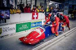 Platz 4_IR6_44312 Tentea, Mihai / Dinescu, Constantin / Pacioianu, Mihai / Iordache, George (ROU) Junior World Championships Bobsleigh 2025 Platz 4 - 4-Man Bobsleigh,