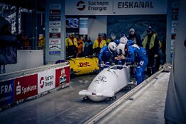 Platz 5_IR6_44318 Behounek, Matej / Bures, David / Wijas, Antonin / Havelka, Dalibor (CZE) Junior World Championships Bobsleigh 2025 Platz 5 - 4-Man Bobsleigh,