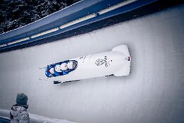 Platz 5_IR6_44766 Behounek, Matej / Bures, David / Wijas, Antonin / Havelka, Dalibor (CZE) Junior World Championships Bobsleigh 2025 Platz 5 - 4-Man Bobsleigh,