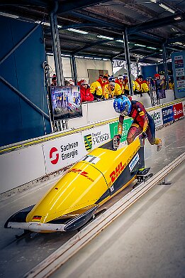 Platz 1_IR6_43025 Klein, Leona (GER) Junior World Championships Bobsleigh 2025 Platz 1 - Women's Monobob