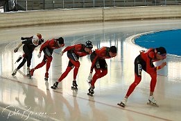 Eisschnelllauf Training