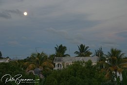 128 2865  Blick vom Balkon am frühen Abend (18 Uhr) : Mauritius